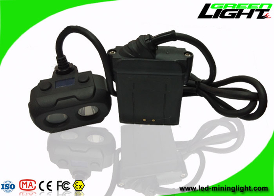 Dual Beam OLED 15000lux Mining Hard Headlamp Double Shot Moulding IP68