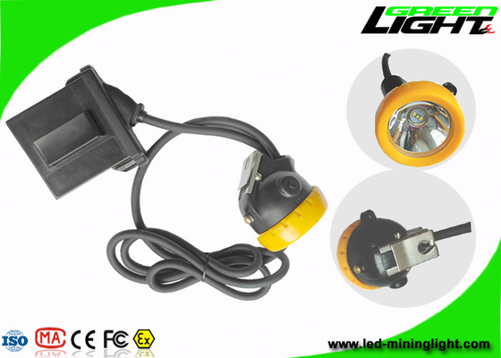 10000lux چراغ استخراج ذغال سنگ LED 7.8Ah Li - باتری یونی 18 ساعت روشنایی طولانی