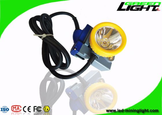 باتری لیتیوم یونی چراغ جلو معدنچی قابل شارژ زیرزمینی IP68 15000lux 6.6Ah