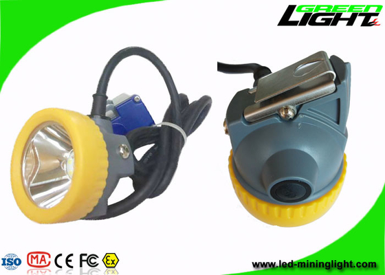 باتری لیتیوم یونی چراغ جلو معدنچی قابل شارژ زیرزمینی IP68 15000lux 6.6Ah