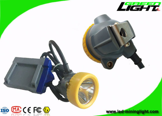 باتری لیتیوم یونی چراغ جلو معدنچی قابل شارژ زیرزمینی IP68 15000lux 6.6Ah