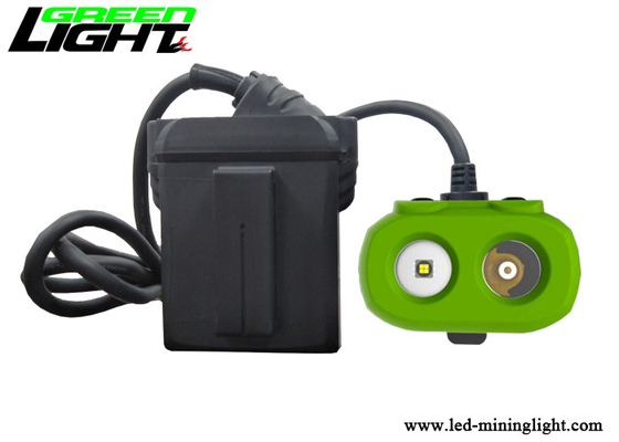 15000lux Brightness LED Miners Cap Lamp TPV Material 10.4Ah بسته باتری پاناسونیک