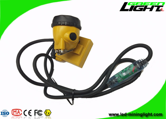 3.7V 10.4Ah چراغ جلو معدن LED 25000lux پرتو با چهار حالت روشنایی