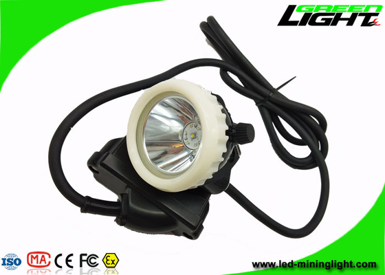 High Beam Led Miners Light 10000lux 6.6Ah باتری لیتیوم یون IP68 ضد آب