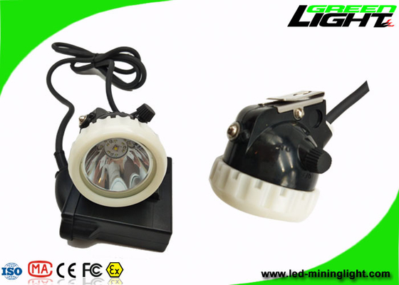 High Beam Led Miners Light 10000lux 6.6Ah باتری لیتیوم یون IP68 ضد آب