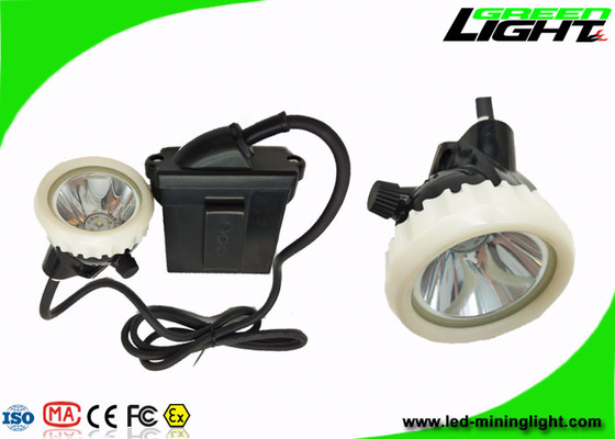 High Beam Led Miners Light 10000lux 6.6Ah باتری لیتیوم یون IP68 ضد آب