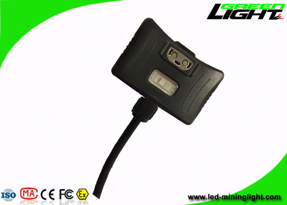 5.2Ah LED Mining Cap Light چراغ 10000lux روشنایی پرتو IP68 با طناب ایمنی