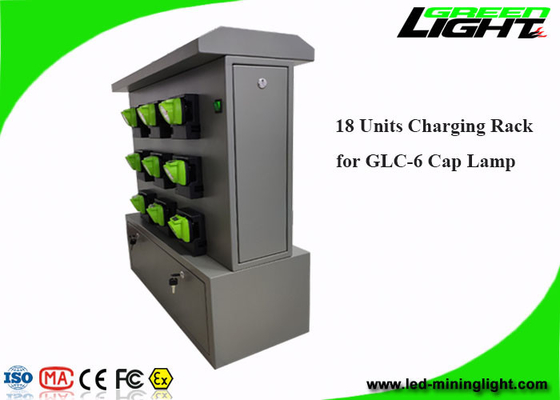 رک شارژ 18 واحدی برای نصب سفارشی لامپ درپوش بی سیم GLC-6 موجود است