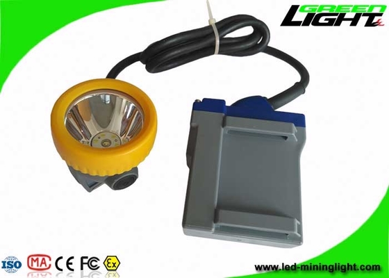 Underground Safety LED Mining Light 6.6Ah باتری قابل شارژ 15000lux چراغ جلو