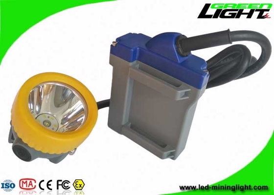 Underground Safety LED Mining Light 6.6Ah باتری قابل شارژ 15000lux چراغ جلو