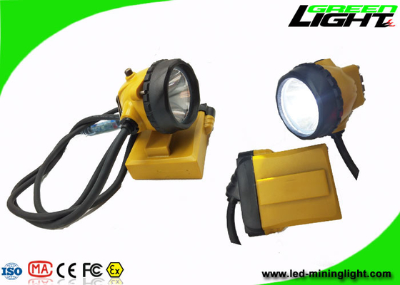 چراغ چشمک زن کابل ایمنی قابل شارژ با روشنایی بالا 25000lux Mining Cap Lights