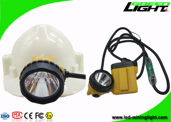 چراغ چشمک زن کابل ایمنی قابل شارژ با روشنایی بالا 25000lux Mining Cap Lights
