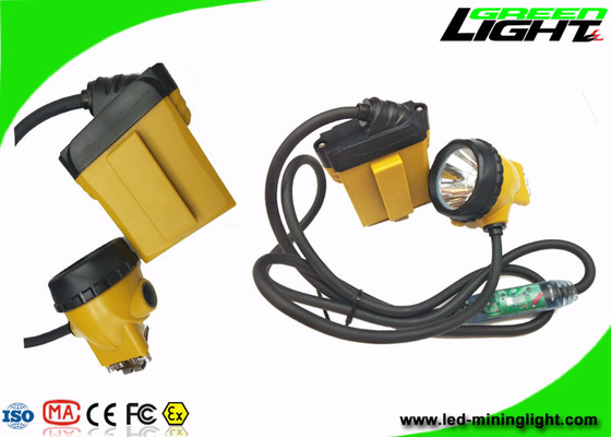 چراغ چشمک زن کابل ایمنی قابل شارژ با روشنایی بالا 25000lux Mining Cap Lights