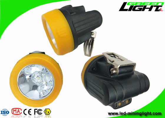 ضد انفجار 10000lux Miners Cap Lamps بی سیم 1.1W پشتیبانی از شارژ USB