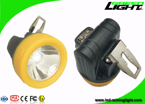 باتری شارژ مغناطیسی لامپ درپوش معدنچی 10000lux زیرزمینی اندازه کوچک IP68 3.8Ah