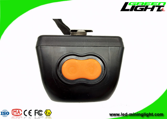 چراغ کلاه سخت دیجیتال معدن IP68 8000lux ماده بدنه قابل حمل بی سیم قابل حمل