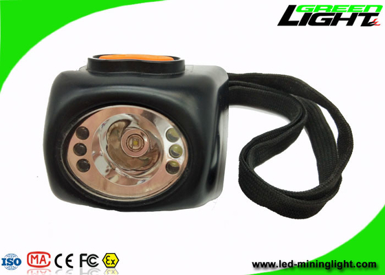 چراغ های معدن ذغال سنگ دیجیتال IP68 اندازه کوچک 8000lux بدنه لامپ PC کلیپ 30/70 درجه