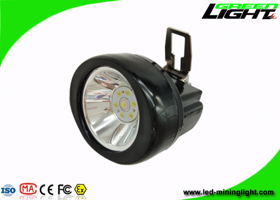 1000 چرخه باتری چراغ جلو قابل شارژ معدن قابل شارژ پلاگین پشتیبانی 10000lux - در شارژ