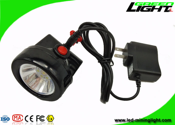 1000 چرخه باتری چراغ جلو قابل شارژ معدن قابل شارژ پلاگین پشتیبانی 10000lux - در شارژ