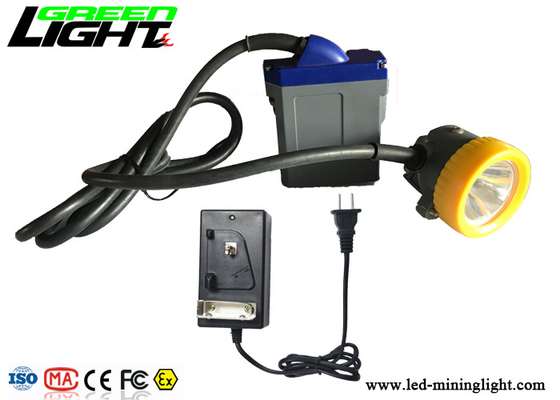سیم کشی شارژی معدنچی چراغ جلو 15000lux 3W کری با 6.6 آمپر ساعت باتری یونی