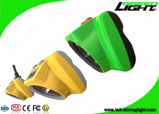 IP68 قابل شارژ LED چراغ کلاه سخت 25000lux ABS مواد PC با سیستم ردیابی