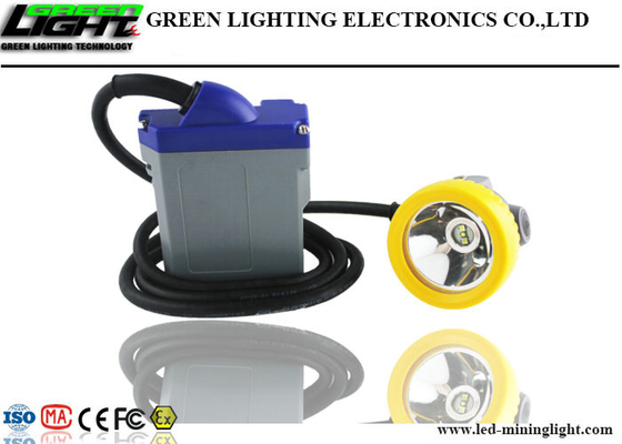 CREE Chips LED Miners Cap Lamp 15000lux Adopt 6.6Ah باتری لیتیوم قابل شارژ