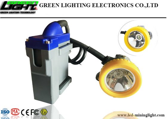 CREE Chips LED Miners Cap Lamp 15000lux Adopt 6.6Ah باتری لیتیوم قابل شارژ
