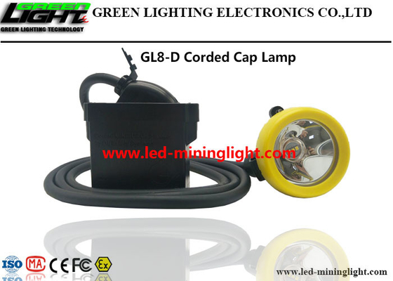چراغ درپوش معدنچی LED سبک 10000lux 7.8Ah یون لیتیوم با درپوش دکمه سیلیکون