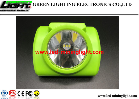 USB Charger LED Miners Cap Lamp 25000lux 1.78W Retardant Flame with OLED