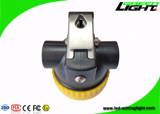 All In One Structure Black Miner Hard Hat Light 5000lux PC ABS IP68 ضد آب