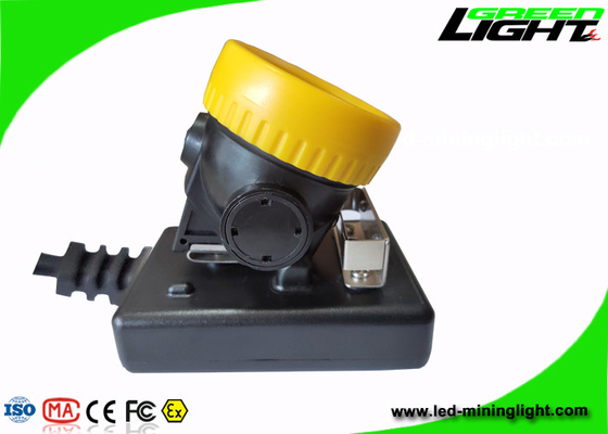 All In One Structure Black Miner Hard Hat Light 5000lux PC ABS IP68 ضد آب