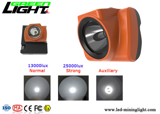 چراغ کلاه سخت Super Strong 18000lux Miners 3.7v Tough Shell Body CE دارای گواهینامه