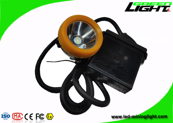 Silicon Button Touch LED Mining Light 10000lux Cap Lamp 7.8Ah Li - Ion باتری