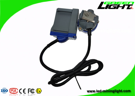 چراغ معدن LED شارژ USB 10000lux Cap Lamp 6.6Ah باتری قابل شارژ لیتیوم یونی
