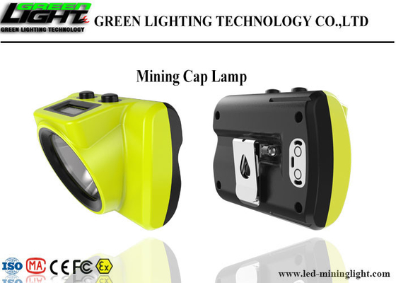 ظرفیت باتری LED Miners Cap Lamp IP68 6.8Ah ظرفیت باتری با صفحه نمایش OLED