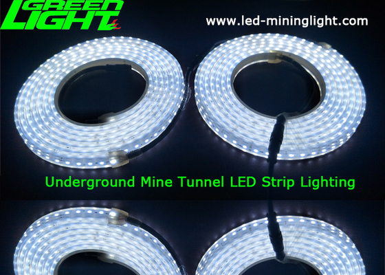 تونل زیرزمینی چراغ های نوار سفید و سفید گرم ضد انفجار 60 LED نصب شده آسان
