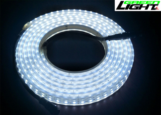 چراغهای نوار انعطاف پذیر LED همه در یک قالب مواد سیلیکونی گرم / سرد سفید