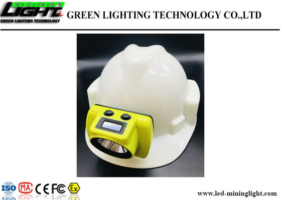 18000lux Brightness LED Miners Cap Lamp یک چراغ اصلی دو چراغ کمکی