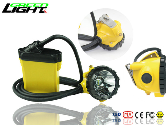 25000 Lux Brightness Miners کلاه ایمنی لامپ آلومینیومی فنجان نور منبع کری