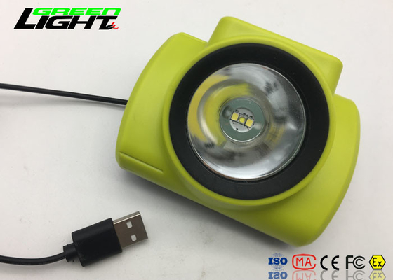چراغ ایمنی مینر ضد آب IP68 ، چراغ کلاه ایمنی ماینرها با باتری لیتیوم یون
