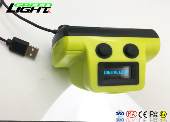 چراغ ایمنی مینر ضد آب IP68 ، چراغ کلاه ایمنی ماینرها با باتری لیتیوم یون