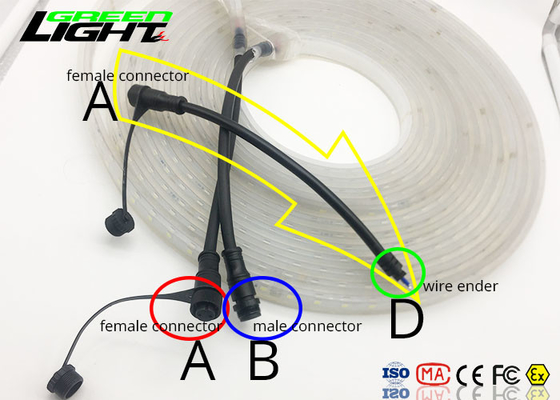 چراغ های نوار LED قابل انعطاف ضد آب سفید روشن ولتاژ پایین SMD 5050 50/60 HZ