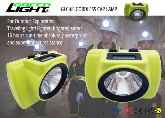 چراغ جلو قابل شارژ LED Super Bright ضد انفجار باتری 6.8Ah Li - Ion