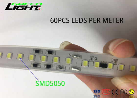 5050 SMD ولتاژ کم چراغ نوار چراغ ضد آب IP68 AC 24V-36V برای روشنایی معدن