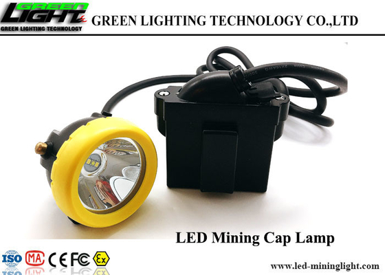 10000Lux Corded LED Miners Cap Cap چراغ ، ضد آب ذغال سنگ معدن ذغال سنگ چراغ IP68