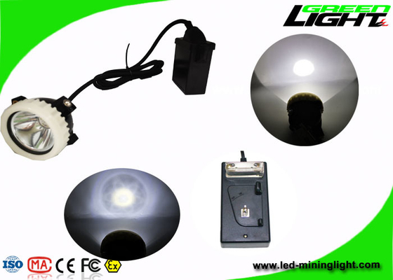 4000lux Mining Cap Corded Lamp چراغ های اضطراری صنعتی IP67 1200 باتری سیکل