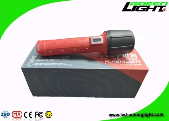 1300lum LED چراغ قوه مشعل مقاوم در برابر شعله 25000Lux Uv Black ضد آب IP68