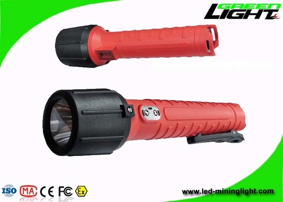 1300lum LED چراغ قوه مشعل مقاوم در برابر شعله 25000Lux Uv Black ضد آب IP68