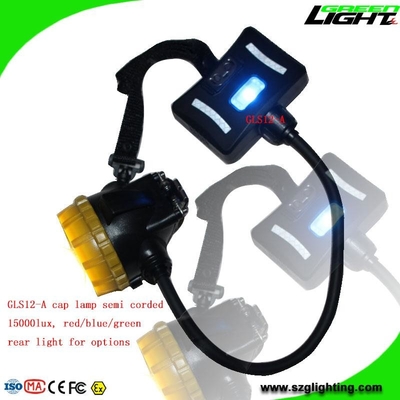 چراغ درپوش باتری پاناسونیک 6.8Ah چراغ های قدرت بالا 1.7W Ip68 برای کلاه های سخت