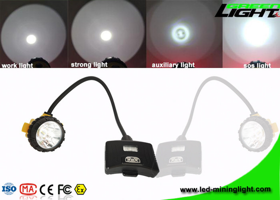چراغ درپوش باتری پاناسونیک 6.8Ah چراغ های قدرت بالا 1.7W Ip68 برای کلاه های سخت